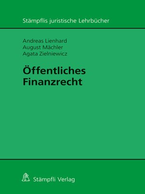 cover image of Öffentliches Finanzrecht